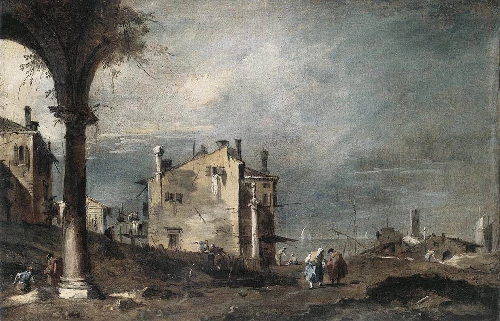 Capriccio con motivi veneziani - Museo di Castelvecchio, Verona